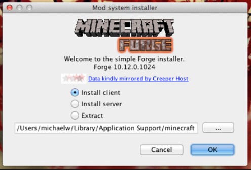 minecraft forged for mac